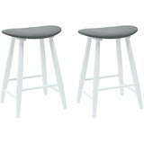  Trpezarijske stolice 2 pcs Bijelo 46 x 37 x 63 cm | shoptok.hr