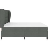 Box Spring krevet s madracem u tamno sivoj 200x200 cm tkanina | shoptok.hr