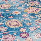  Preproga pralna večbarvna Ø 120 cm protizdrsna | Shoptok.si