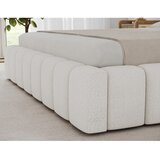 ELTAP Krem tapecirani bračni krevet s prostorom za odlaganje s podnicom 160x200 cm Lamica – | shoptok.hr