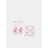 Sinsay komplet od 2 para čarapa Hello Kitty za djevojčice YC392-MLC