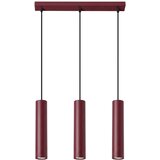 Sollux Lighting Viseča svetilka LAGOS 3L burgund, (5000352204) | Shoptok.si