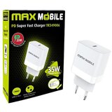 Maxmobi KUĆNI PUNJAČ PD SUPER FAST CHARGE 2U1 TYPE C+KABEL, TR349006 35W | shoptok.hr