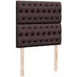vidaXL Okvir kreveta s madracima tamnosmeđi 160x200cm tkanine | shoptok.hr