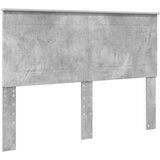  Krevetna konstrukcija Beton 140 x 190 cm Čvrsto borovo drvo | shoptok.hr