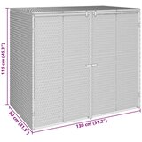  Škatla za smeti 2 pcs Siva 65 x 80 x 115 cm Polietilen - - Siva - 27 - 65 x 80 x 115 cm - 2025- | Shoptok.si