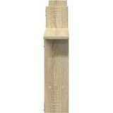  Zidne police 2 kom boja artisian hrast 50x12x50 cm drvene | Eponuda.com