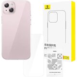 Baseus Prozorno ohišje iPhone 15 Plus + kaljeno steklo, (20833678) Cene
