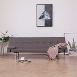  Kauč na razvlačenje od poliestera s 2 jastuka bež | shoptok.hr