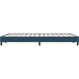 Box Spring krevet bez madracem tamnoplavi 140x220 cm baršun | Eponuda.ba