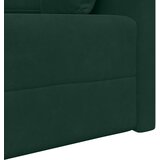  Podni kauč na razvlačenje Tamnozelena 213 x 70 x 77 cm Baršun | shoptok.hr