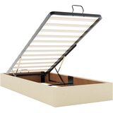  Otomanski okvir kreveta bez madraca krem 90x200 cm od tkanine | shoptok.hr