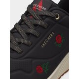 Skechers Nizke superge 'UNO - CHAMPAGNE & ROSES' zlata / zelena / rdeča / črna | Shoptok.si