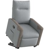 Maison Chic Naslanjač - Relax naslanjač s funkcijo vstajanja svetlo sivo blago, (22040264) | Shoptok.si