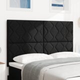  Vzglavje Črna 160 cm blago, (5000142465) | Shoptok.si