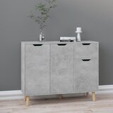 vidaXL Komoda siva boja betona 90 x 30 x 72 cm od iverice Cijene
