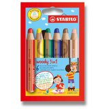 Stabilo Barvice Woody 3 v 1 – 6 barv | Shoptok.si