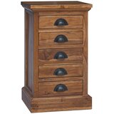  Komoda s ladicama Prirodna 35 x 30 x 60 cm Čvrsto teak drvo | shoptok.hr