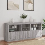  Komoda s LED svjetlima boja sivog hrasta 162 x 37 x 67 cm | shoptok.hr