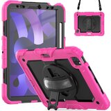 JTech Ohišje za iPad Pro 11/Air 5/4 s stojalom in naramnico Roza, (22025539) | Shoptok.si