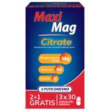 Dr. Theiss Maxi Mag Citrate 30 obloženih tableta, 2+1 gratis pakovanje | ePonuda.com