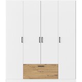 Boxxx Omara Za Oblačila Bari, Bela, Barva Hrasta | Shoptok.si