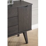 Rowico Smeđa niska komoda u dekoru hrasta 150x85 cm Filippa – | shoptok.hr