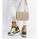 Gemre Green wedge sneakers Chestnut | shoptok.hr