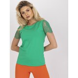 RUE PARIS Blouse-RV-BZ-7840.96-green | Shoptok.si