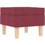  Stolica za ljuljanje s osloncem za noge boja vina od tkanine | shoptok.hr