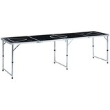  Zložljiva miza za beer pong 240 cm črna, (5000202780) | Shoptok.si