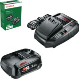 Bosch baterija / akumulator PBA 18V 2,5 Ah + AL 1830 CV punjač (za zelene alate) ( 1600A00K1P )