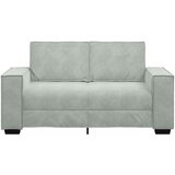  Dvosjed Sofa Svijetlosiva 160x78x84 cm Baršun | shoptok.hr