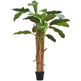  Umjetno drvo banane s lončanicom 250 cm zeleno | shoptok.hr