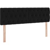  s od storage s uzglavljem Crna 140 x 200 cm Baršun | shoptok.hr