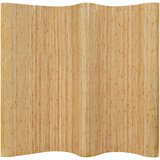 vidaXL Sobna pregrada od bambusa 250 x 165 cm prirodna | shoptok.hr