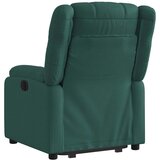  Naslonjač na podizanje od tkanine tamnozeleni | shoptok.hr
