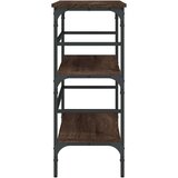  Konzolni stol boja smeđeg hrasta 100x32x75 cm konstruirano drvo | shoptok.hr