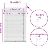  Žaluzine krem boje 90 x 150 cm | shoptok.hr