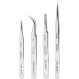 Toolcraft 4-dijelni komplet pinceta od plemenitog čelika. | Eponuda.ba