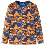  Dječja pidžama s dugim rukavima boja konjaka 116 | shoptok.hr