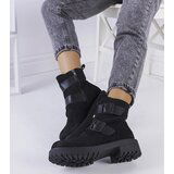 Gemre Black eco-suede ankle boots Leurbost | Shoptok.si