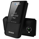 Aiwa Preklopni mobilni telefon FP-24BKMKII z dvema SIM karticama | Shoptok.si