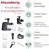 Klausberg KB-7867 hladno stiskanje/ cold press 150 W &amp;ndash; 700 ml, črno-rose gold Slike