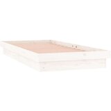  Posteljni okvir LED bel 90x190 cm trden les, (20903782) | Shoptok.si