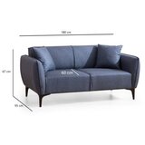 Artie Dvosjed Belissimo 180x67x95cm Plava Cijene