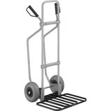 eurokraft pro voziček za prevoz vreč z drsnimi sanmi, pocinkan, nakladalna površina za pakete šxg 430 x 450 mm, črne barve, pu-kolesa Cene