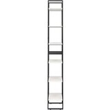 vidaXL Police za pohranu bijele 60 x 30 x 210 cm od masivne borovine | shoptok.hr