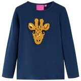 vidaXL Dječja majica dugih rukava tamnoplava 104 | shoptok.hr