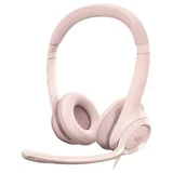 Logitech Slušalke H390, roza, USB